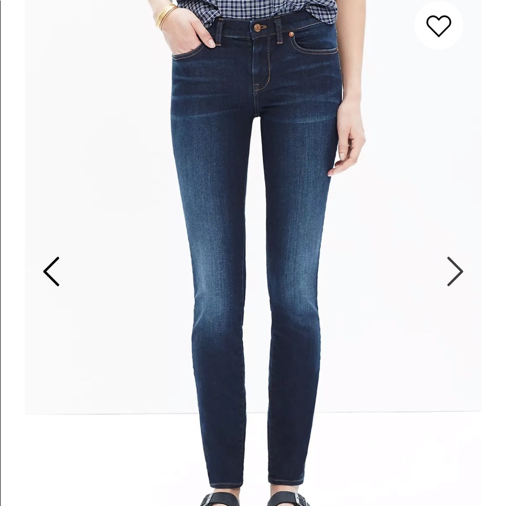 Madewell Skinny Jeans in Lakeshore Wash